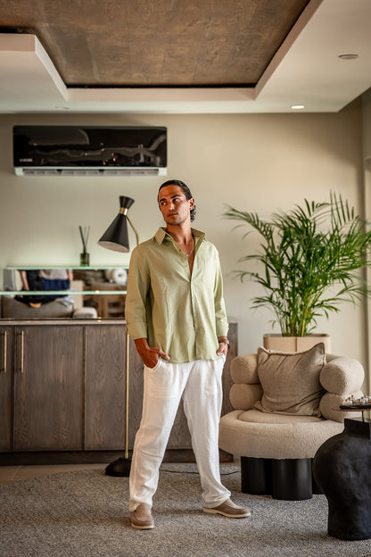 Old Money Linen Combo (Longsleeve)